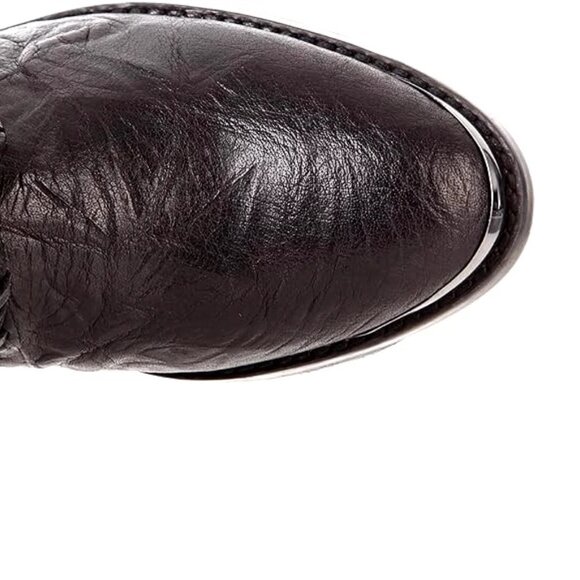 Excellent Sam Edelman Black Palermo Leather Boots Tons of Detail Size 8 $350 - Picture 5 of 7